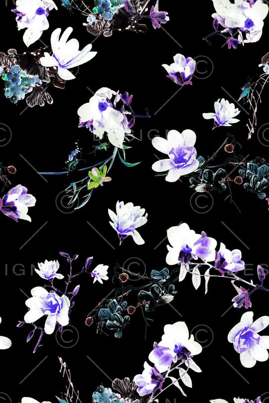 花朵印花华亿平台图片