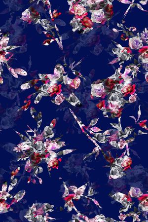 时尚女装印花印花华亿平台图片