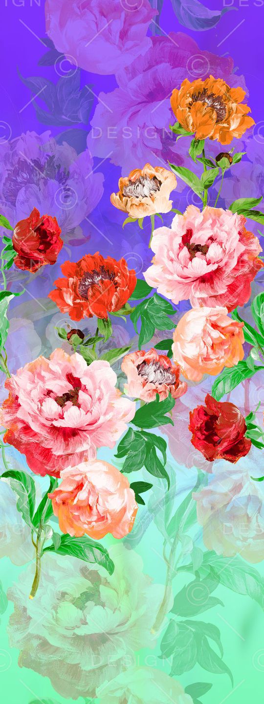 手绘印花华亿平台图片