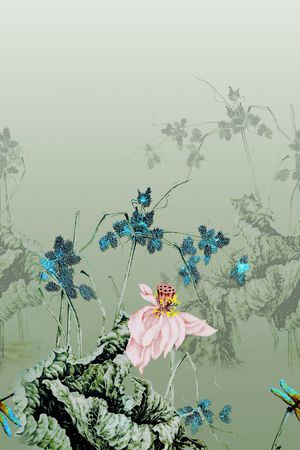 旗袍印花华亿平台图片