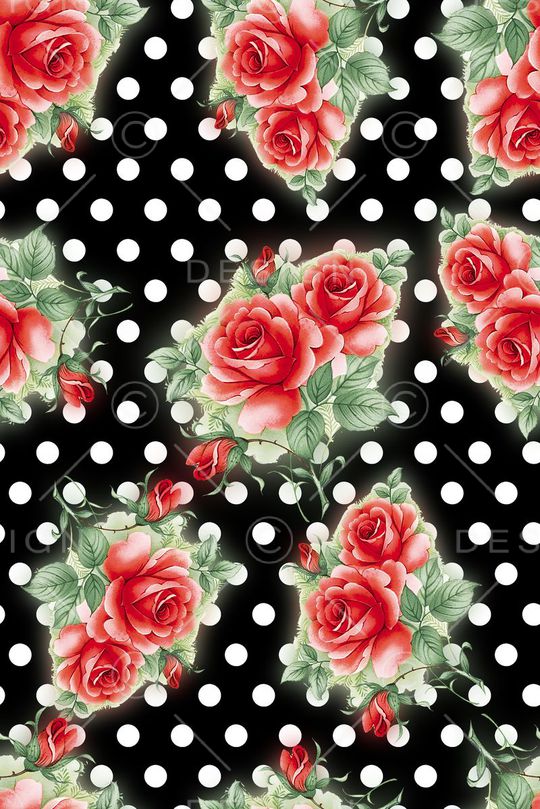 玫瑰花印花华亿平台图片