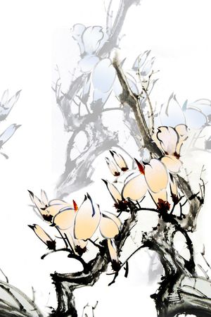 旗袍印花华亿平台图片