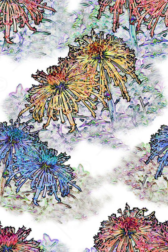 写意。印花华亿平台图片