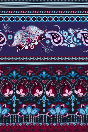 佩斯利印花华亿平台图片