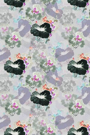 旗袍印花华亿平台图片