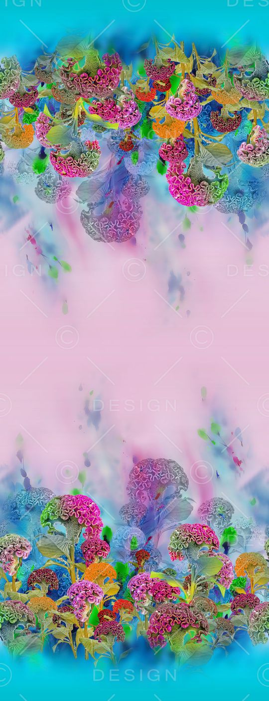 围巾华亿平台印花华亿平台图片