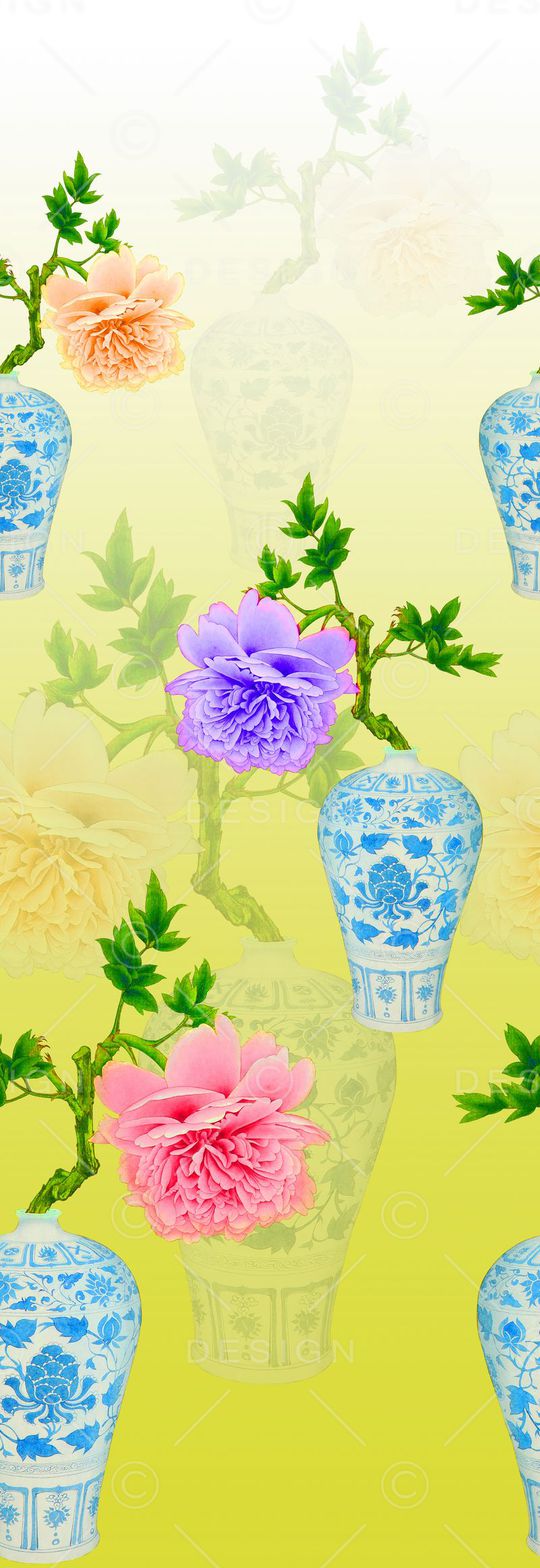 旗袍印花华亿平台图片