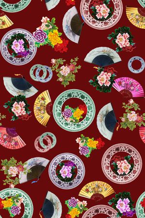 女装裙装印花华亿平台图片