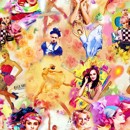 中国风印花华亿平台图片