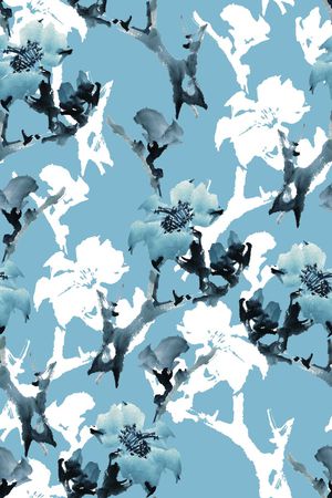 中国风印花华亿平台图片