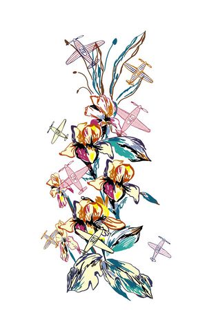 2017年春夏女装新华亿平台印花华亿平台图片