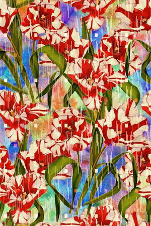 水彩印花华亿平台图片