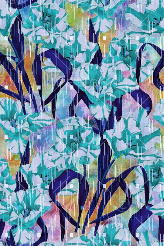 水彩印花华亿平台图片