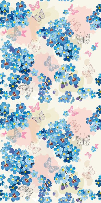 三色堇印花华亿平台图片