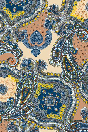 佩斯利印花华亿平台图片