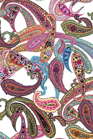 佩斯利印花华亿平台图片