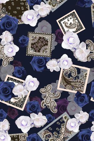 碎花印花华亿平台图片