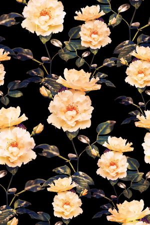 黑底印花华亿平台图片