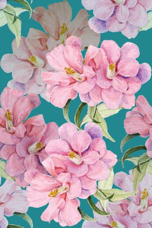 花朵印花华亿平台图片