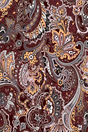 佩斯利印花华亿平台图片