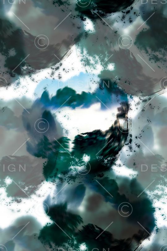 中国风印花华亿平台图片