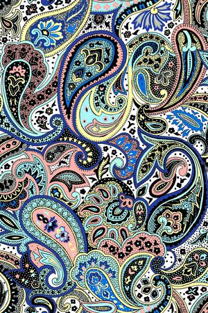 佩斯利印花华亿平台图片