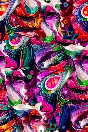 抽象印花华亿平台图片