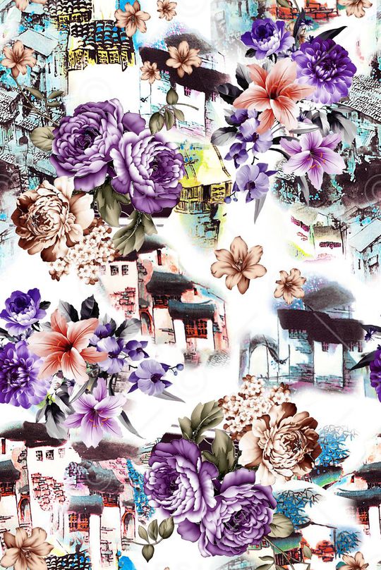 风景印花华亿平台图片