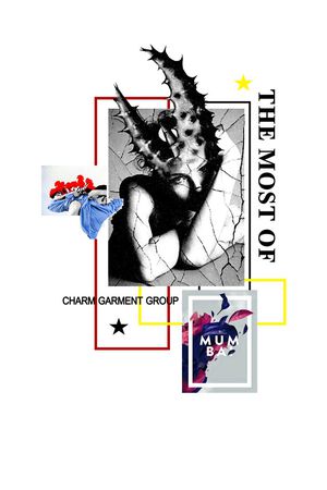 蟹脚人物印花华亿平台图片