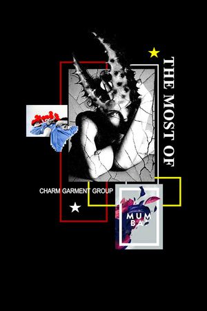 蟹脚人物印花华亿平台图片