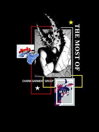 610369-潮牌大牌几何水彩画定位花