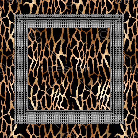 豹纹印花华亿平台图片