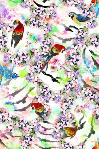 中国风印花华亿平台图片