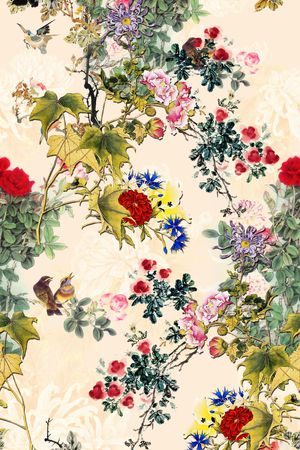 中国风印花华亿平台图片