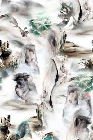 烟雾印花华亿平台图片