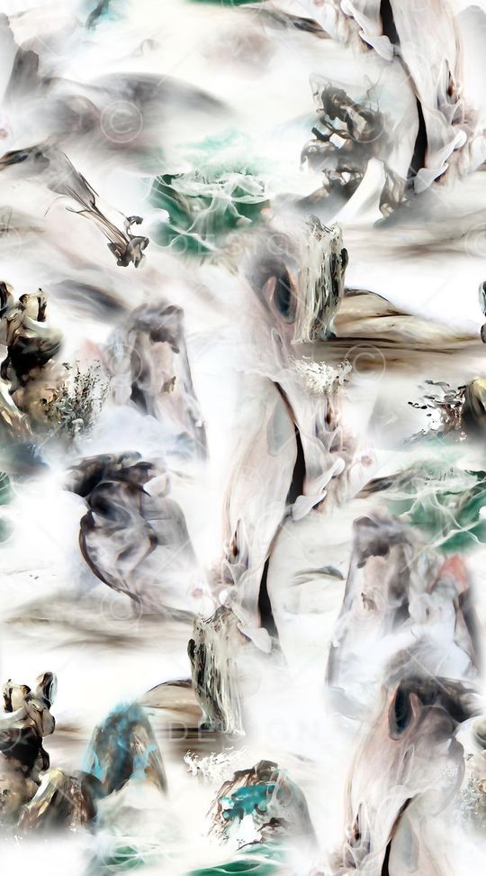 烟雾印花华亿平台图片