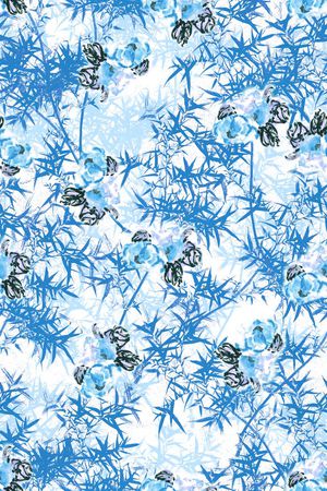 竹子印花华亿平台图片