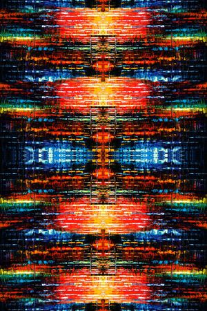 现代流行印花华亿平台图片