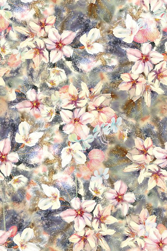 时尚女装花卉印花印花华亿平台图片