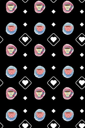 几何印花华亿平台图片