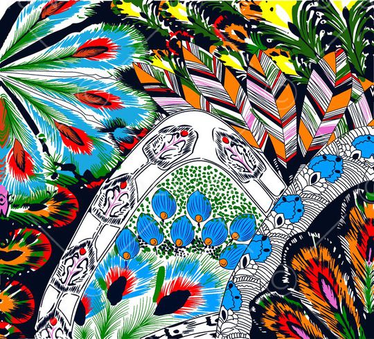 女装印花华亿平台图片