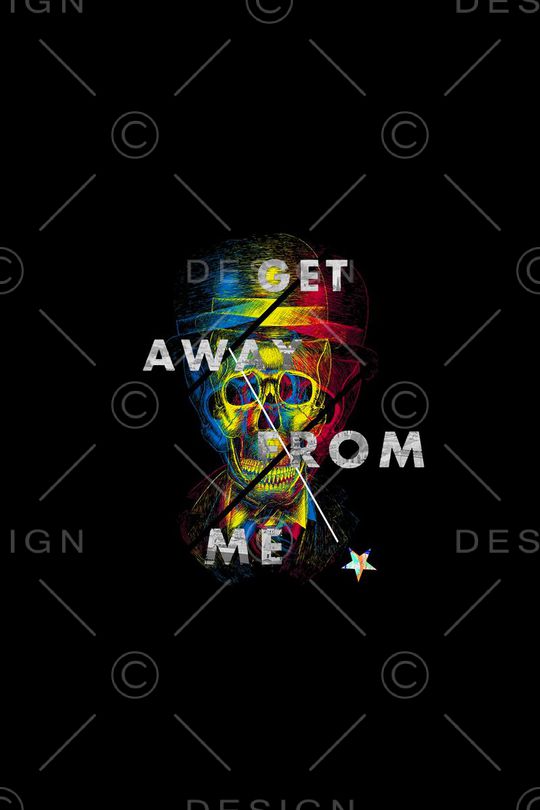 炫彩骷髅头印花华亿平台图片