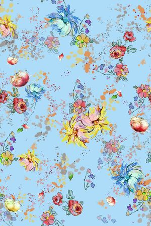 L.D~水墨印花华亿平台图片