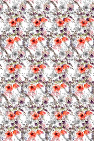 L.D~花卉印花华亿平台图片