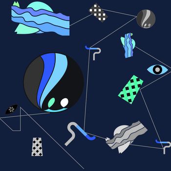 摩登概念禅风印花华亿平台图片