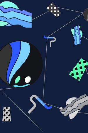 摩登概念禅风印花华亿平台图片