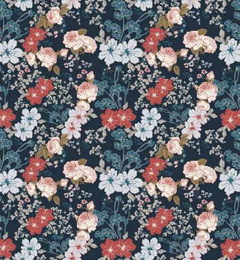 牡丹印花华亿平台图片