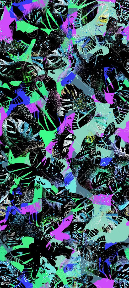 抽象印花华亿平台图片