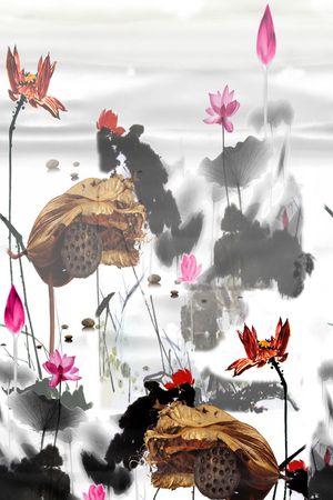 旗袍印花华亿平台图片