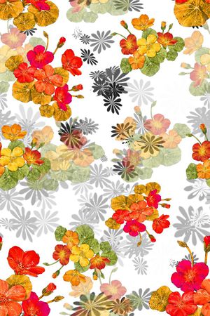 时尚田园印花华亿平台图片